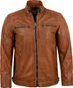 MADDOX - Herren Lederjacke Lammnappa cognac antik : 58 Produktbild-Vorschau 1