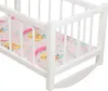 LETTO IN LEGNO BIANCO LETTO IN LEGNO per bambole lettino Anteprima dell’immagine prodotto 7