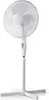 A white stand fan is shown against a white background. Podgląd zdjęcia produktu