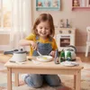 Accessori da cucina per bambini – Set di stoviglie da 32 Anteprima dell’immagine prodotto 8