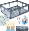 Teddle Parc bébé - Tapis de jeu double face inclus - Parc Voir les images du produit 1