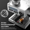 Machine à espresso avec pompe italienne 20 bars, moulin à Voir les images du produit 12