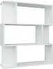 vidaXL Bücherregal/Raumteiler Weiß 80x24x96 cm Produktbild-Vorschau 1