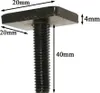 4 Nutsteine M6x40mm Dachträger Relingträger T-Nut Adapter Produktbild-Vorschau 2