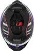 FC-Moto FF130SV Casco Cavion, nero opaco/lilla, S Anteprima dell’immagine prodotto 7
