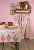 Clayre & Eef Geschirrtuch 50x70 cm Beige Rosa Baumwolle Eis Produktbild-Vorschau 4