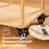 H&S 4x 50mm Möbelrollen - Roues Möbel Lenkrolle mit M10 Voir les images du produit 4