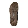 The sole of a black boot with a brown tread pattern is shown against a white background. Podgląd zdjęcia produktu