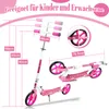 Fiqops Scooter per bambini a pedali Scooter da città Anteprima dell’immagine prodotto 2