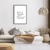 Gerahmtes Poster - Schwarzer Rahmen - Manuskript Motto Produktbild-Vorschau 7