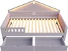 Detská posteľ Merax House Bed 90 x 200 cm s LED osvetlením Náhľad obrázku produktu 8