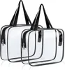 Aucuu Toiletry Bag Transparent 2 pcs Kosmetyczka Podgląd zdjęcia produktu 1