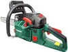 A green and black chainsaw is shown against a white background. Produktbild-Vorschau