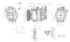 Compressore dell'aria condizionata 12 V Ø 115 mm HELLA Anteprima dell’immagine prodotto 7
