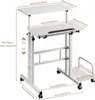 Iropro Stehpult Höhenverstellbar Sitz-Steh-Schreibtisch, Produktbild-Vorschau 6