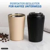 Kaffeebecher to go 'Ceramico' 360 ml - Edelstahl außen Produktbild-Vorschau 6
