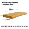 tømmermann Wandregal mit Baumkante Schweberegal massiv Produktbild-Vorschau 2