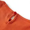 vidaXL Kinder-Langarmshirt Dunkelorange 128 Produktbild-Vorschau 3