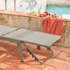 Set 2 lettini prendisole in acciaio multiposizione, Verde Anteprima dell’immagine prodotto 9
