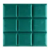 A square panel of nine teal upholstered wall panels. Anteprima dell’immagine prodotto
