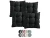 Stuhlkissen 4er Set | Sitzkissen Kord dunkelgrau 38 x 38 x Produktbild-Vorschau 8