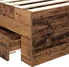 Bettrahmen mit Kopfteil Altholz 90 x 200 cm Holzwerkstoff Produktbild-Vorschau 10