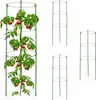 Relaxdays Rankhilfe, 4er Set, 3 Ringe, HxD: 60 x 20 cm, Produktbild-Vorschau 1
