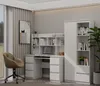 Schreibtischaufsatz Regal Weißmatt 128 cm Produktbild-Vorschau 9