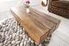 Drewniany brązowy stolik kawowy 100x45 cm stylowy do salonu Podgląd zdjęcia produktu 6