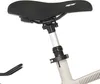 A close-up view of a bicycle seat and seat post. Produktbild-Vorschau