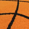 Kulatý koberec s basketbalovým designem Sportovní, měkký a Náhled obrázku produktu 5
