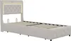 Letto imbottito Fortuna Lai 90x200cm con testiera e 2 Anteprima dell’immagine prodotto 5