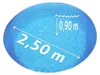Aufstellbecken Ø 2,50 x 0,90 m Folie blau 0,6mm EB, Stahl Produktbild-Vorschau 4