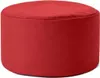 A red ottoman on a white background. Anteprima dell’immagine prodotto