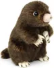 A plush toy mole is shown sitting upright against a white background. Produktbild-Vorschau