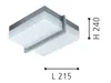 EGLO SONELLA 1, Buitenwandlamp/plafondlamp, Anthraciet, Productafbeelding-voorbeeld 5