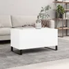 vidaXL Konferenční stolek bílý 90x44,5x45 cm Dřevěný Náhled obrázku produktu 2
