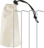 VirtuFit Strandparasol Premium mit Windschirm 200 cm Beige Produktbild-Vorschau 15