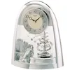 Rhythm 7607/19 Tischuhr Quarz mit Dreh-Pendel, Gehäuse Produktbild-Vorschau 1