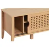 CALICOSY -  TV-Möbel mit 2 Schiebetüren Rattan-Nachbildung Produktbild-Vorschau 9