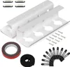 Jayseuw 2er Set Kabelmanagement 5 KG Tragkraft Untertisch Produktbild-Vorschau 10