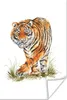 MuchoWow® Poster Tiger - Beine - Gras 60x90 cm - Produktbild-Vorschau 1