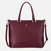TORA - Borsa shopper in pelle rosso borgogna Anteprima dell’immagine prodotto 1