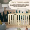 Crazy Pine Lit d'enfant 90x180 cm - Bois naturel - Lit au Voir les images du produit 3