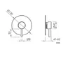 SANYCCES LOOP Unterputz Dusch-Brausebatterie mit Unterputz Produktbild-Vorschau 3