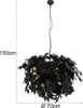 Lustre LEAVY noir et or, 4xE14x28W, métal, dimensions : Voir les images du produit 6