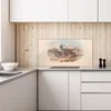 Coloray Küchenrückwand 140x70 Spritzschutz aus Glas - Vögel Produktbild-Vorschau 3