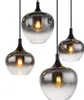 Hängeleuchte, Glas Metall, Schwarz-Rauchfarbe, L 105 cm Produktbild-Vorschau 14