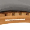 vidaXL Sonnenliegen 2 Stk. mit Auflagen Massivholz Teak Produktbild-Vorschau 9