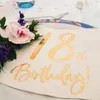 Tovaglioli 18° compleanno 33x33cm 20 pezzi, bianco/oro Anteprima dell’immagine prodotto 14